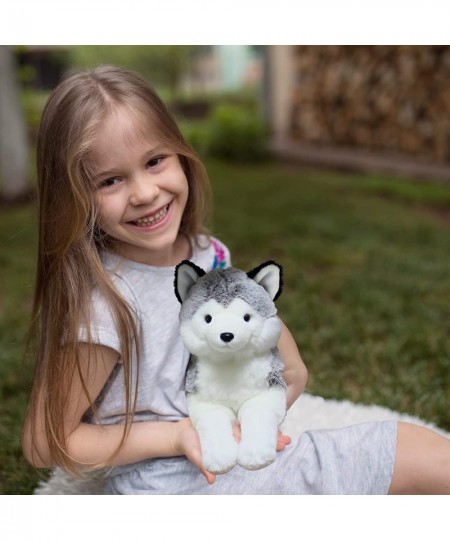 Lifelike Siberian Husky Stuffed Animal - Plush Toy - 14 Inches Length - Standing $39.71 - Stuffed Animals & Teddy Bears