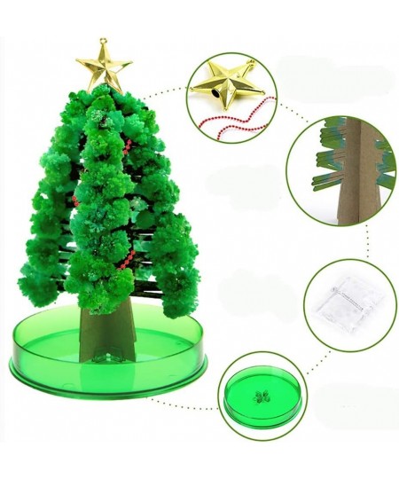 Paper Tree Flowering Toy Filler Magic Growing Christmas Tree Funny Funny Crystal Gift Toy - Novelty Kit for Kids Funny Educat...