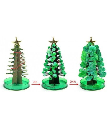 Paper Tree Flowering Toy Filler Magic Growing Christmas Tree Funny Funny Crystal Gift Toy - Novelty Kit for Kids Funny Educat...