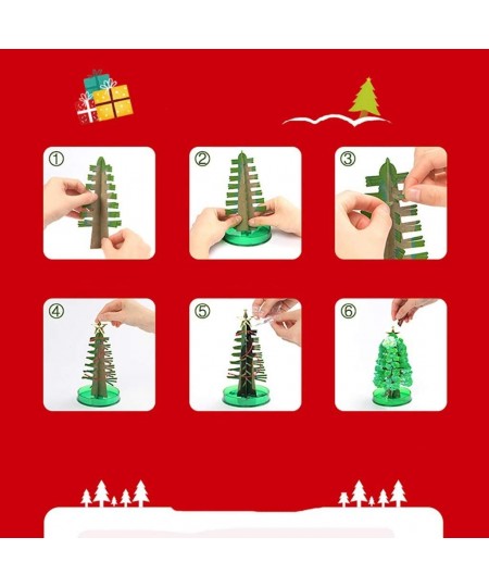 Paper Tree Flowering Toy Filler Magic Growing Christmas Tree Funny Funny Crystal Gift Toy - Novelty Kit for Kids Funny Educat...