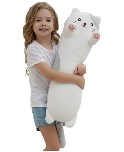 27.5 inch Cat Plush Hugging Pillow Soft Giant Doll Cute Kitten Stuffed Animal Toy $45.60 - Kids' Plush Toy Pillows