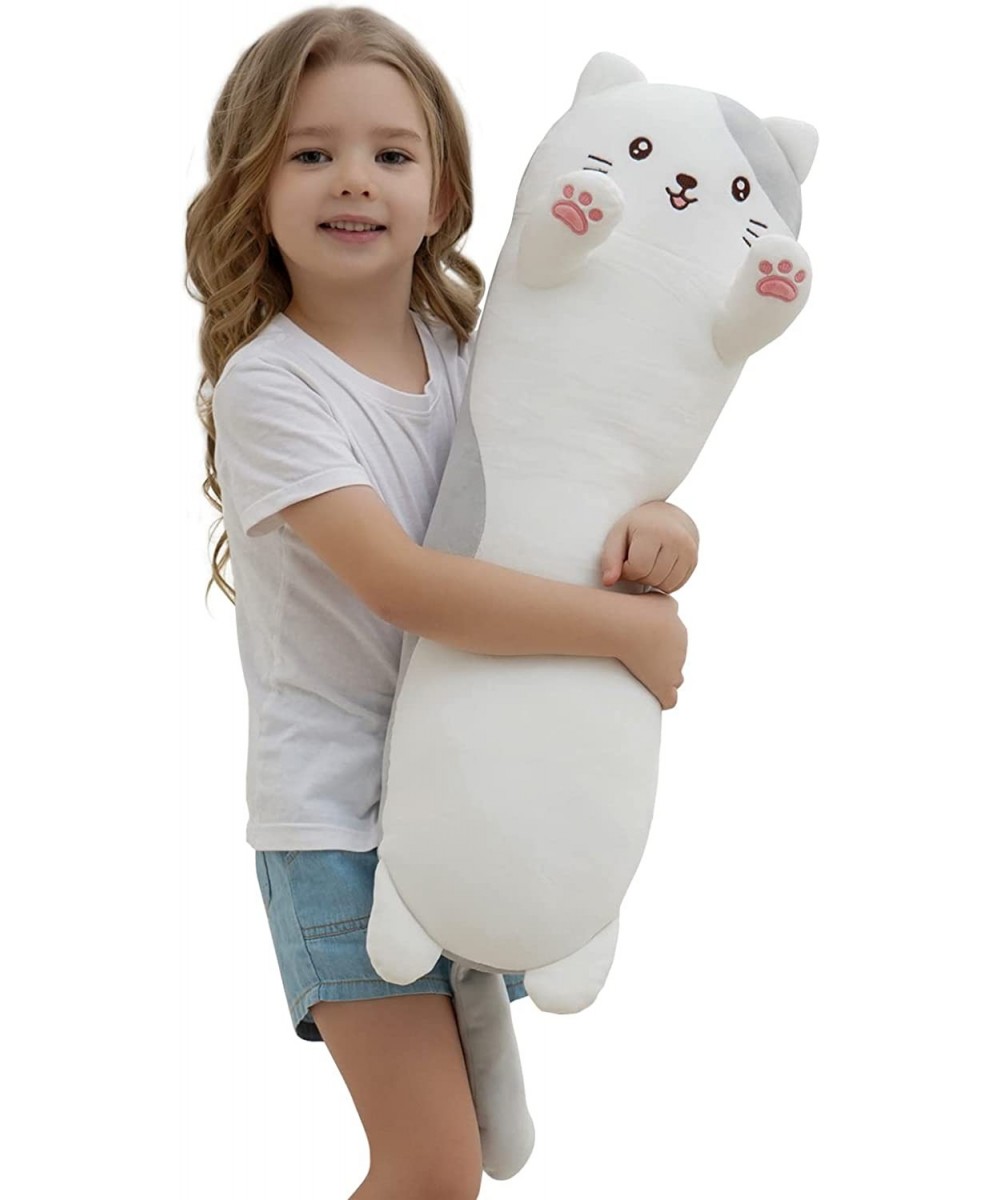 27.5 inch Cat Plush Hugging Pillow Soft Giant Doll Cute Kitten Stuffed Animal Toy $45.60 - Kids' Plush Toy Pillows