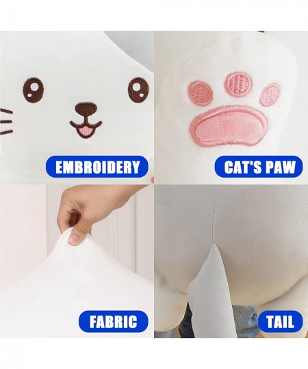 27.5 inch Cat Plush Hugging Pillow Soft Giant Doll Cute Kitten Stuffed Animal Toy $45.60 - Kids' Plush Toy Pillows