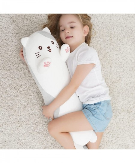 27.5 inch Cat Plush Hugging Pillow Soft Giant Doll Cute Kitten Stuffed Animal Toy $45.60 - Kids' Plush Toy Pillows