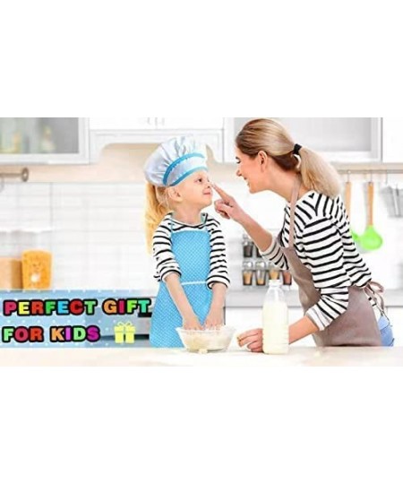 Kids Cooking and Baking Set - 25Pcs Kids Chef Role Play Includes Apron for Little Boys Girls Chef Hat Utensils Cake Cutter Si...