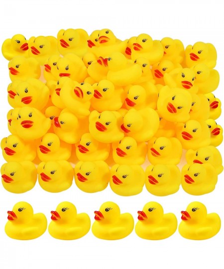 Mini Rubber Duck Bath Toys 50 PCS Squeaky Little Rubber Ducky Kids Shower Toys Small Rubber Duck Party Classroom Incentives S...