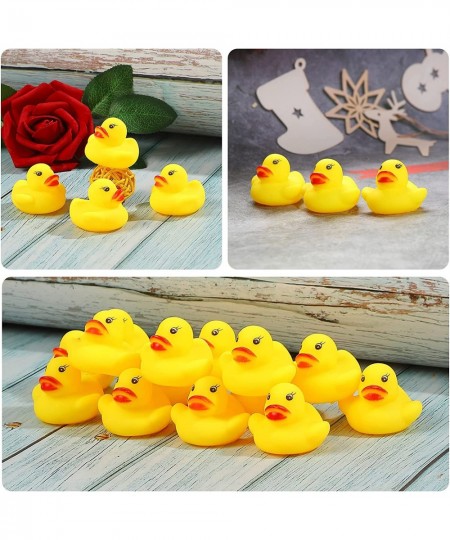 Mini Rubber Duck Bath Toys 50 PCS Squeaky Little Rubber Ducky Kids Shower Toys Small Rubber Duck Party Classroom Incentives S...