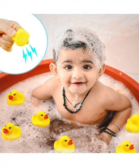 Mini Rubber Duck Bath Toys 50 PCS Squeaky Little Rubber Ducky Kids Shower Toys Small Rubber Duck Party Classroom Incentives S...