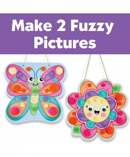 Pom Pom Pictures: Garden - Butterfly and Flower - Toddler Crafts Sensory Toys Age 3-4+ $25.66 - Kids' Drawing & Writing Boards