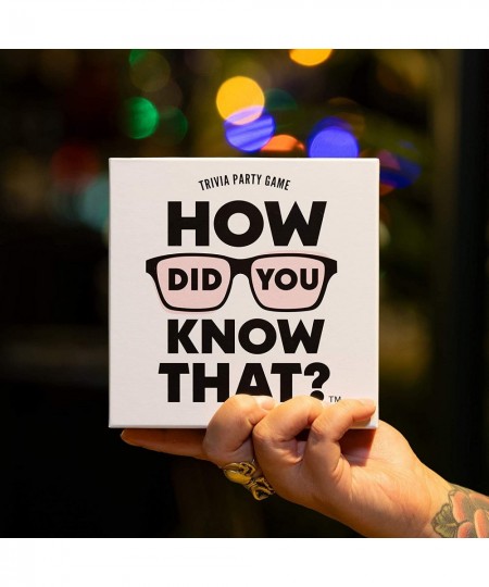 How did You Know That? – Trivia Party Game White $40.22 - Board Games