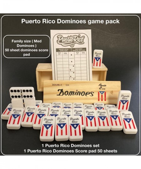 Puerto Rico Dominoes Domino de Puerto Rico Doble SEIS Domino Clasico Boricua puertorriqueno $40.01 - Domino & Tile Games