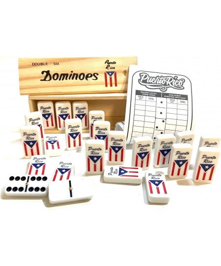 Puerto Rico Dominoes Domino de Puerto Rico Doble SEIS Domino Clasico Boricua puertorriqueno $40.01 - Domino & Tile Games