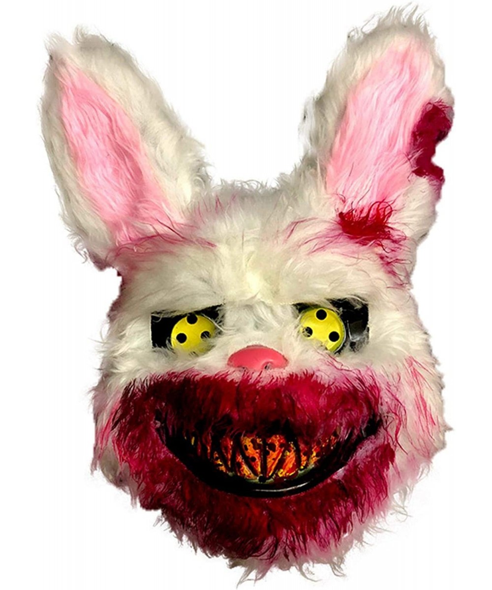 Halloween Scary Masks Bear Rabbit Bunny Masks Bloody Plush Head Masks Halloween Party Cosplay Costume Props $24.20 - Kids' Dr...