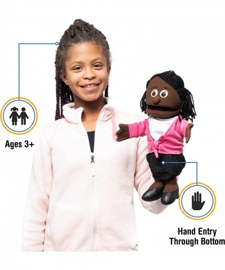 14" Barbara Black Mom / Teacher Hand Puppet $58.89 - Plush Puppets