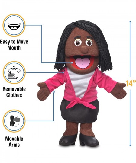 14" Barbara Black Mom / Teacher Hand Puppet $58.89 - Plush Puppets