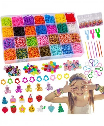 Rubber Band Bracelet Kit 12000+ Loom Bracelet Making Kit in 28 Color Premium Quality Rubber Bands Bracelet Making Kit for Kid...