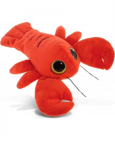 Plush Lobster Stuffed Animal - Soft Fur Huggable Big Eyes Red Lobster Decor Adorable Playtime Plush Toy Cute Marine Sea Life ...