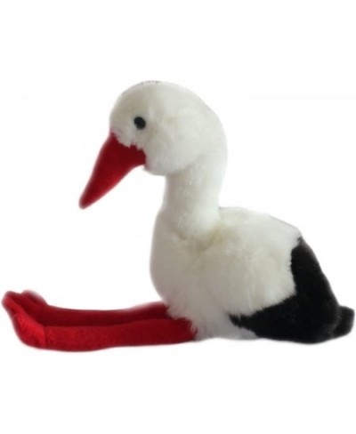 Simulation White Stork Bird Plush Toy 15.74inch Super Soft and Cute White Stork Bird Plush Stuffed Animal Toy Realistic Home ...