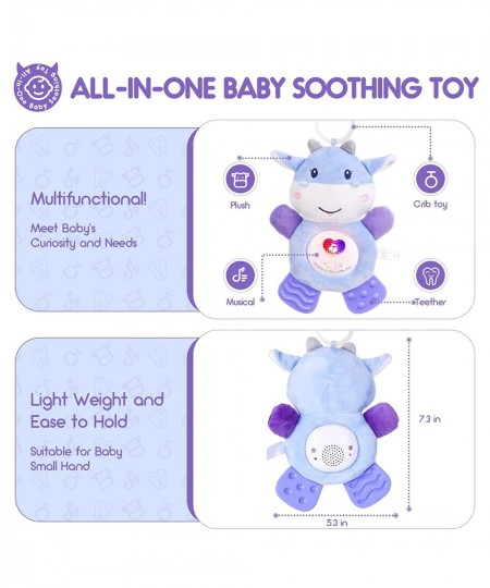 Musical Baby Teething Toys with Soft Light Teething Toys for Babies 0 3 6 9 12 Months BPA Free Washable Plush Infant Toys wit...