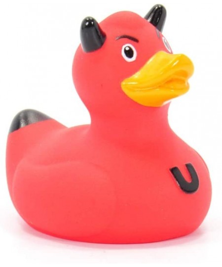 Devil (mini) Rubber Duck Bath Toy by Bud Ducks | Elegant Gift Packaging - "Better the devil you know! | Child Safe | Collecta...