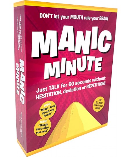 Manic Minute Game $33.51 - Board Games