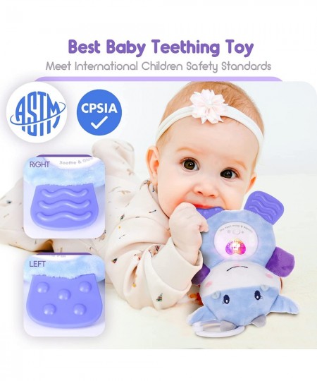 Musical Baby Teething Toys with Soft Light Teething Toys for Babies 0 3 6 9 12 Months BPA Free Washable Plush Infant Toys wit...