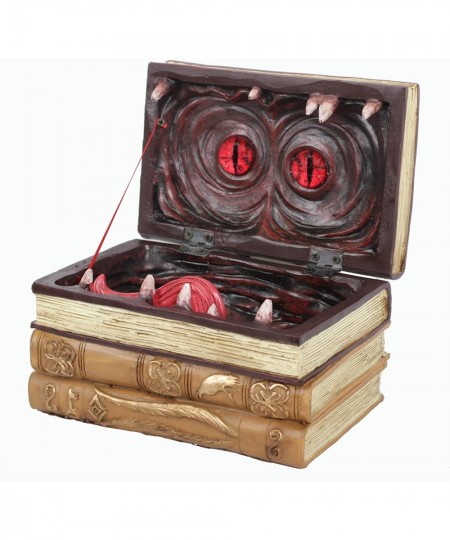 Forged Dice Co Dice Box Mimic Chest - Tomes of Terror - Container Holds up to 10 Sets of Polyhedral Dice - Dice Storage Box F...