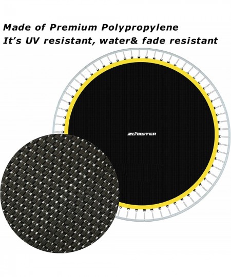 Replacement Trampoline Mat Fits 12ft Round Trampoline with 72 V-Hooks Using 5.5" Springs Jumping Trampoline Mat with Extra Ro...