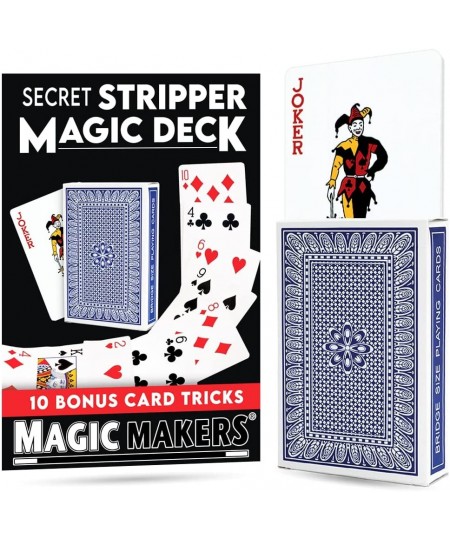 Secret Stripper Magic Deck Trick with 10 Bonus Card Tricks $18.80 - Magic Kits & Accessories