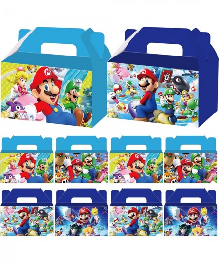 16 Pcs Mario Party favors Boxes Mario Party bag for Kids Mario Themed Party Supplies $25.31 - Kids' Party Favor Sets