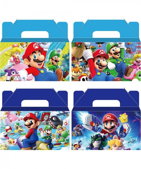 16 Pcs Mario Party favors Boxes Mario Party bag for Kids Mario Themed Party Supplies $25.31 - Kids' Party Favor Sets