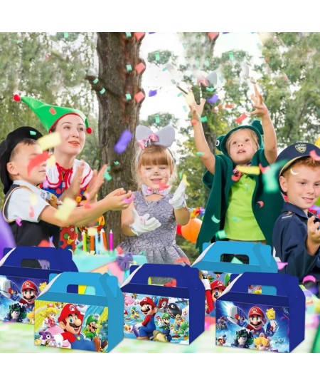 16 Pcs Mario Party favors Boxes Mario Party bag for Kids Mario Themed Party Supplies $25.31 - Kids' Party Favor Sets