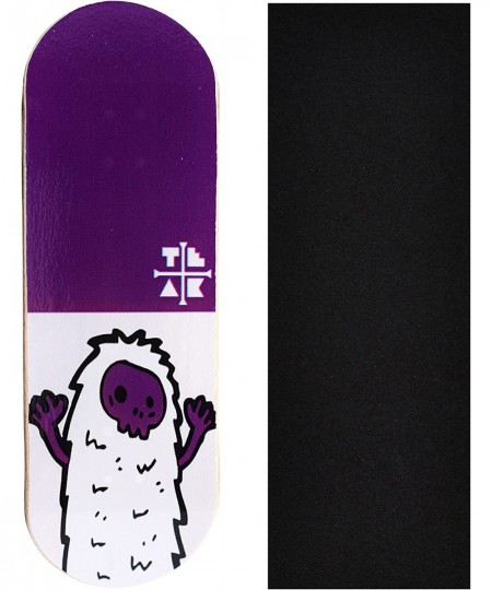 Premium Fingerboard Graphic Deck Purple Yeti - 32mm x 97mm - Heat Transfer Graphics Pro Shape & Size - Pre-Drilled Holes - In...