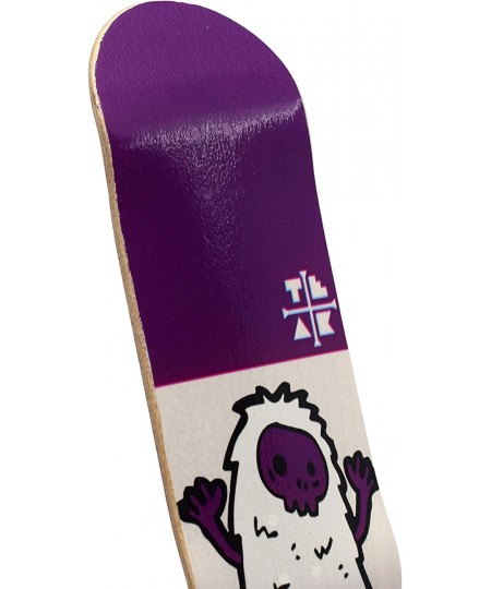 Premium Fingerboard Graphic Deck Purple Yeti - 32mm x 97mm - Heat Transfer Graphics Pro Shape & Size - Pre-Drilled Holes - In...