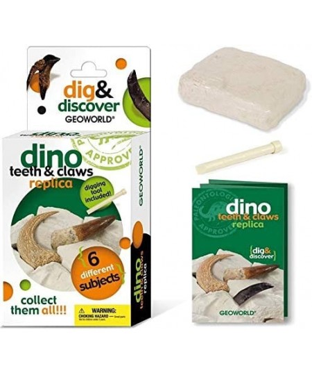 Dino Teeth and Claw Replica Dig and Discover Bundle (Set 1) $29.94 - Educational Science Kits