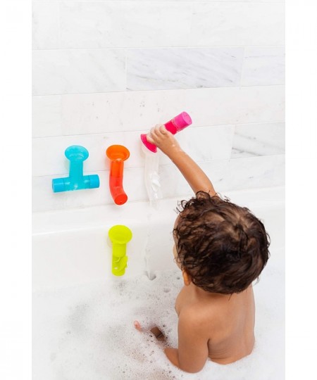 PIPES Interactive Baby and Toddler Bath Tub Toys — Classic Colors — Colorful and Sensory Friendly Learning Baby Bathtub Toys—...