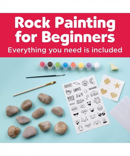 Hide & Seek Rock Painting Kit - Arts & Crafts for Kids - Includes Rocks & Waterproof Paint & Grow 'n Glow Terrarium $50.17 - ...