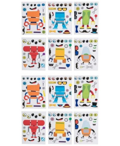 Make A Robot Character Stickers Great for Arts and Crafts Party Favors (12-Pack (Approx 240 Stickers)) $13.45 - Kids' Drawing...