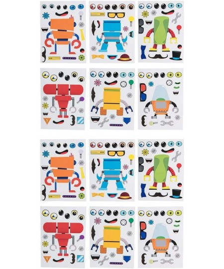 Make A Robot Character Stickers Great for Arts and Crafts Party Favors (12-Pack (Approx 240 Stickers)) $13.45 - Kids' Drawing...