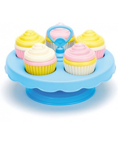 Cupcake Set - 16 Piece Pretend Play Motor Skills Language & Communication Kids Role Play Toy. No BPA phthalates PVC. Dishwash...