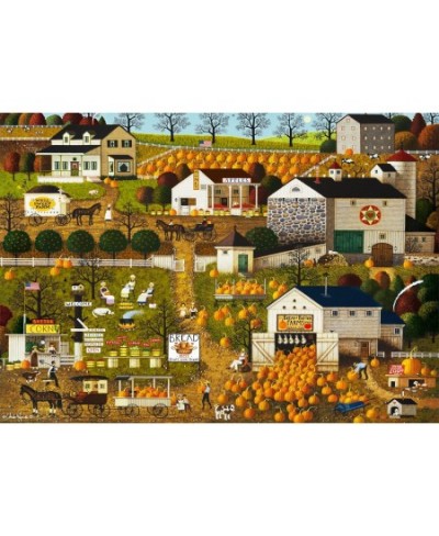 Charles Wysocki - Bread and Butter Farms - 300 Large Piece Jigsaw Puzzle $21.48 - Jigsaw Puzzles