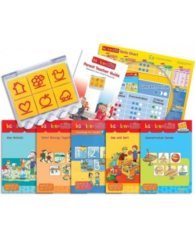 bambinoLUK Early Bloomer Collection Bundle Set - an Interactive Play and Learn System That reinforces Critical Early Childhoo...