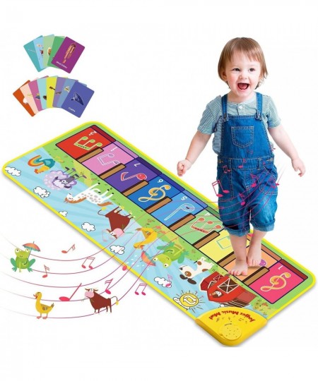 Baby Musical Mats with 25 Music Sounds Musical Toys Child Floor Piano Keyboard Mat Carpet Animal Blanket Touch Playmat Early ...