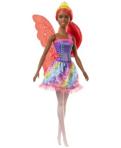 Dreamtopia Fairy Doll 12-inch with Pink Hair Light Pink Legs & Wings Gift for 3 to 7 Year Olds $19.91 - Dolls