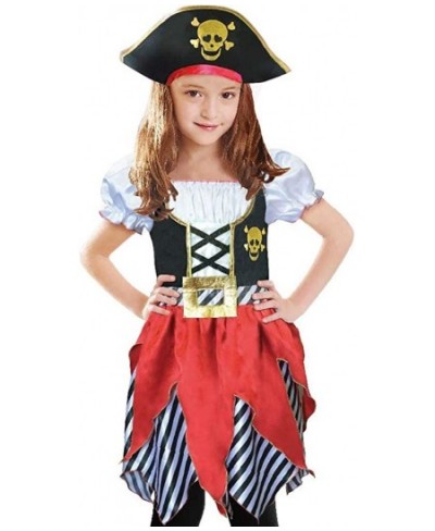 Kids Pirate Costume Buccaneer Princess Costume Pirate Lass Costume Pirate Role Play Dress Up Set $29.95 - Kids' Costumes