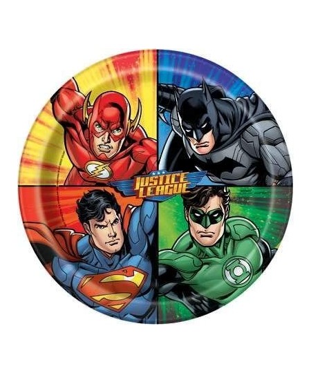 Justice League Birthday Party Supplies Pack For 16 Guests With Justice League Masks Plates Napkins Cups Table Cover Birthday ...