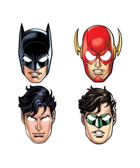 Justice League Birthday Party Supplies Pack For 16 Guests With Justice League Masks Plates Napkins Cups Table Cover Birthday ...