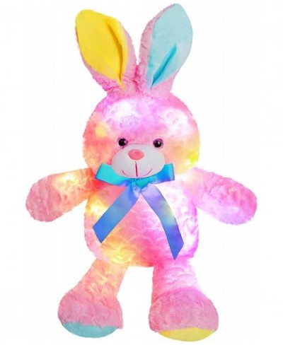 18'' Light up Bunny Stuffed Animal Night Lights LED Glowing Soft Cuddly Huggable Rabbit Plush Toy for Kids Pink $25.59 - Stuf...