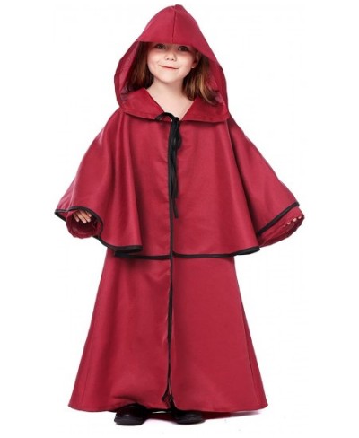 Renaissance Hoodies Robe Costume for Kids Halloween Mystery Cloak with Hood $29.28 - Kids' Costumes