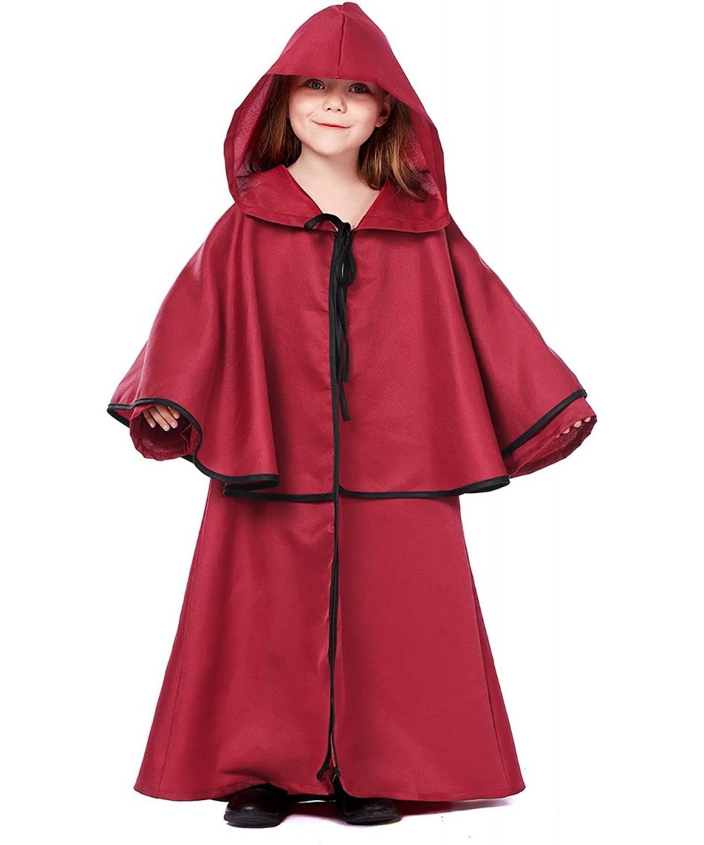 Renaissance Hoodies Robe Costume for Kids Halloween Mystery Cloak with Hood $29.28 - Kids' Costumes